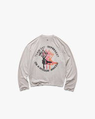 247 Torch Boxy Long Sleeve T-Shirt - Bleach Wash