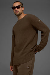 Men's Cashmere Reform Long Sleeve - Espresso