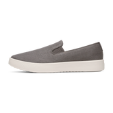 Men's Canvas Cruiser Slip On - Anthracite (Natural White Sole)