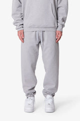 Heavy Basic Sweatpants - Marled Grey