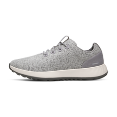 Men's Wool Runner NZ Waterproof - Medium Grey (Natural White Sole)