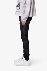 Waxed Skinny Denim - Black