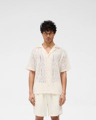 All Over Crochet Shirt - Off White
