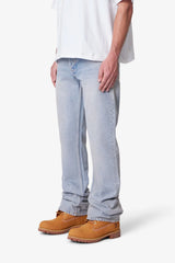 Bootcut Denim - Light Sand Washed Blue