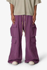 Rave Double Cargo Pants - Mauve