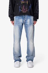 B484 Flare Denim - Blue