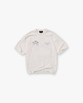 Hand Drawn Thoroughbred T-Shirt - Flat White
