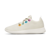Smallbirds Wool Runners - Big Kids - Natural White (Natural White Sole)