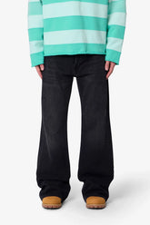 Kick Flare Denim - Washed Black