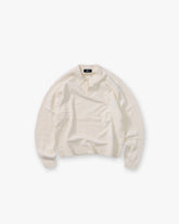 Knitted Polo - Aged White