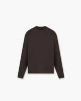 247 Uprising Long Sleeve Seamless T-Shirt - Chocolate