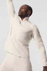Men's Conquer 1/4 Zip Reform Long Sleeve - Bone