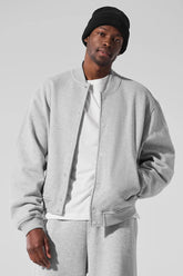 Men's Renown Varsity Jacket - Athletic Heather Grey