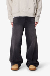 Baggy Washed Rave Denim - Vintage Black