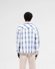 Season Flannel Shirt - Mid Blue