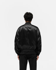 Satin Bomber - Black