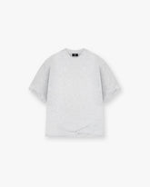 Initial Boxy T-Shirt - Ice Grey Marl