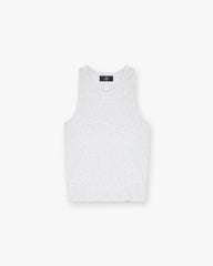 Initial Rib Vest - Ice Grey Marl
