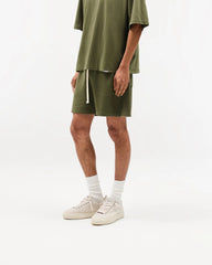 Initial Mesh Shorts - Army Green