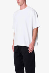Heavy Basic Boxy Tee - White