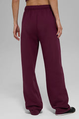 Women's Accolade Straight Leg Sweatpant - Burgundy