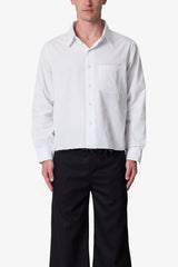 L/S Poplin Shirt - White