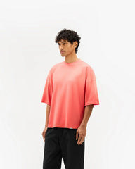 Initial Boxy T-Shirt - Vintage Red