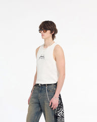 Represent X Metallica Local Crew Vest - Flat White