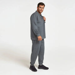 Men's Merino Blend Sweatshirt - Natural Grey Heather
