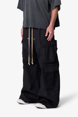 Rave Double Cargo Pants - Black