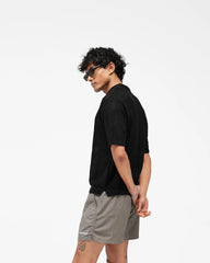 Beverly Knit Polo - Jet Black