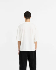 2 x Initial Boxy T-Shirt - Flat White