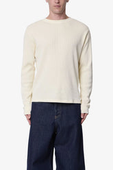 Basic Thermal L/S Tee - Off White