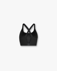 247 Mid Impact Sports Bra - Black