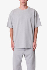 Heavy Basic Tee - Marled Grey