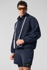 Men's Vantage Nylon Ripstop Track Jacket - Navy