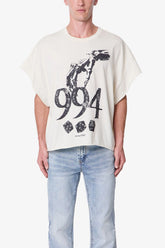 Gamble Cutoff Tee - Off White