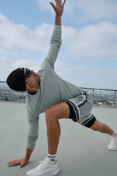 Men's Conquer Reform Crewneck Long Sleeve - Lunar Grey