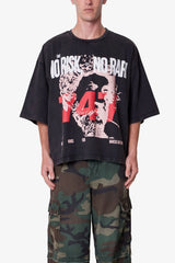 No Risk No Rari Print Tee - Black