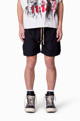 Lightweight Zippered Shorts - Black