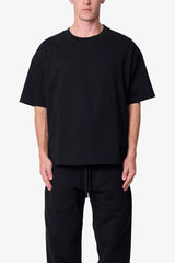 Heavy Basic Boxy Tee - Black