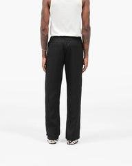 Piped Track Pant - Jet Black