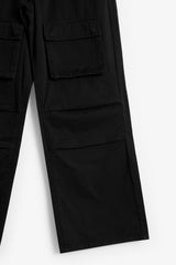 LWH Relaxed Baggy Cargo Pants - Black