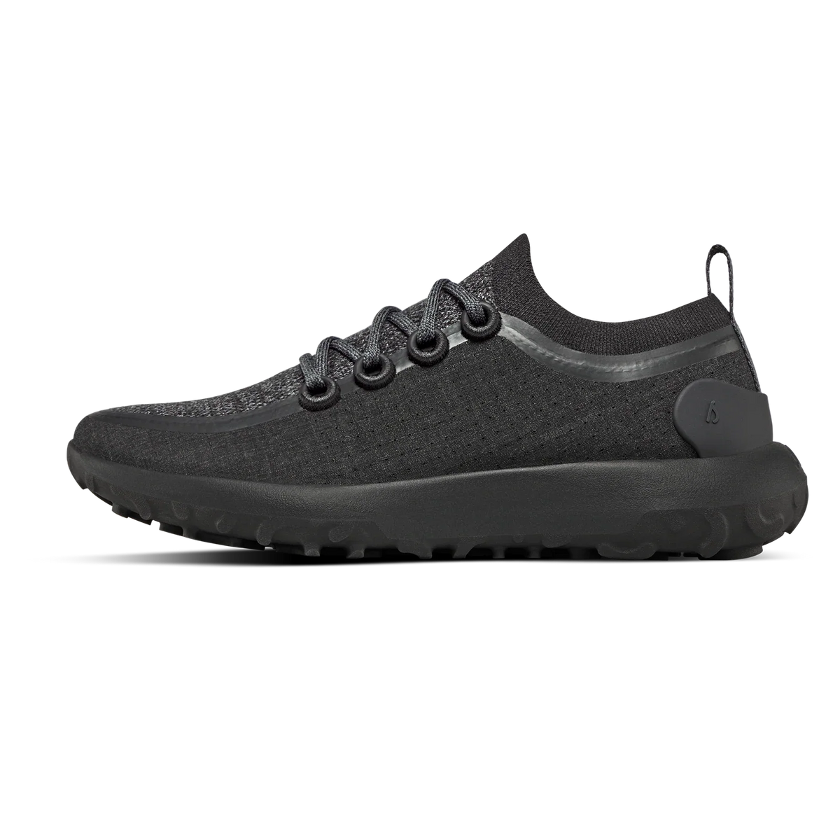 Women's Trail Runner - Natural Black (Black Sole)