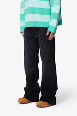 Kick Flare Denim - Washed Black
