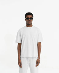 2 x Initial Oversized T-Shirt - Black & Ice Grey Marl