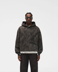 Initial Overdye Realtree® Oversized Hoodie - Overdyed Black