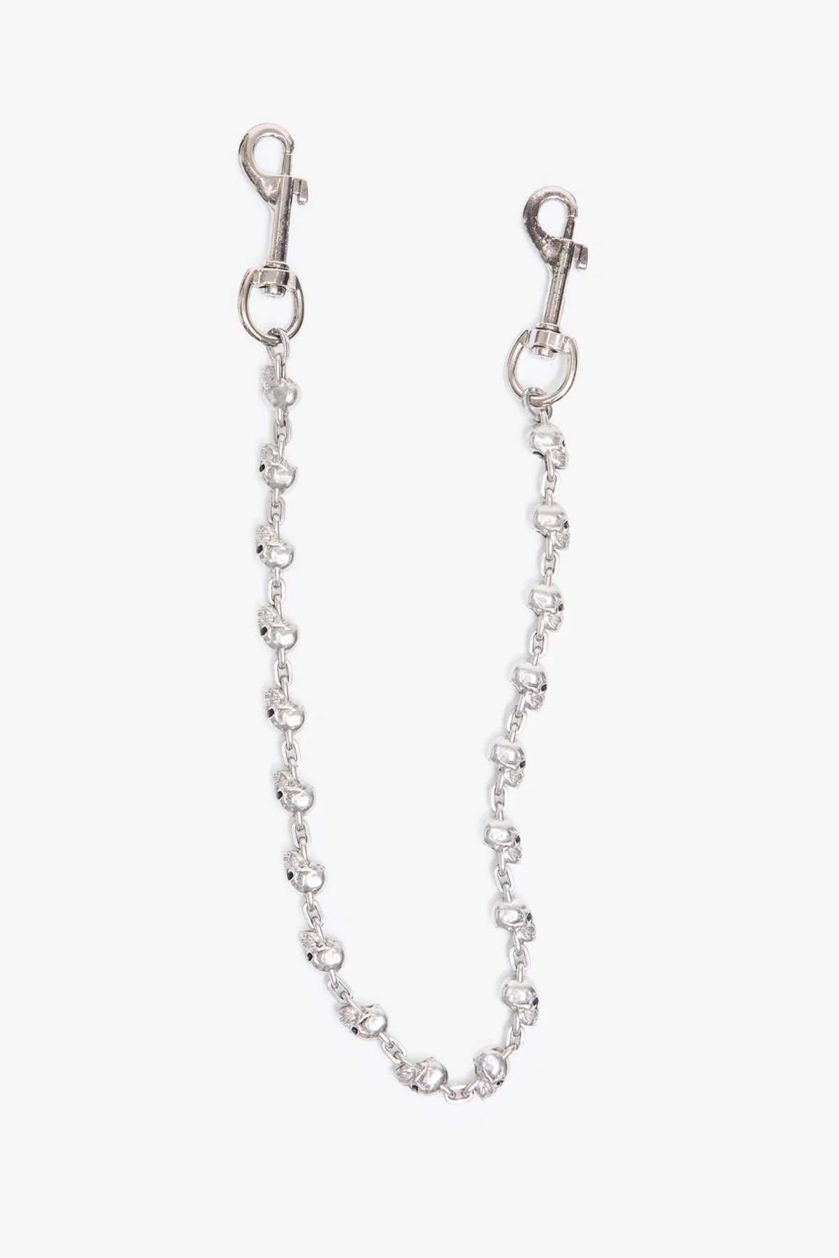 Skull Wallet Chain - Silver