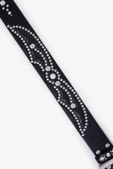 Vintage Python Belt - Black/Black