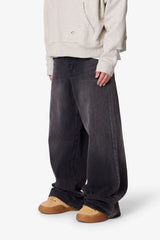 Baggy Washed Rave Denim - Vintage Black
